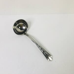 vtg stainless steel art‎ deco design chevron gravy ladle replacement